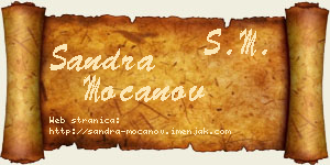 Sandra Mocanov vizit kartica